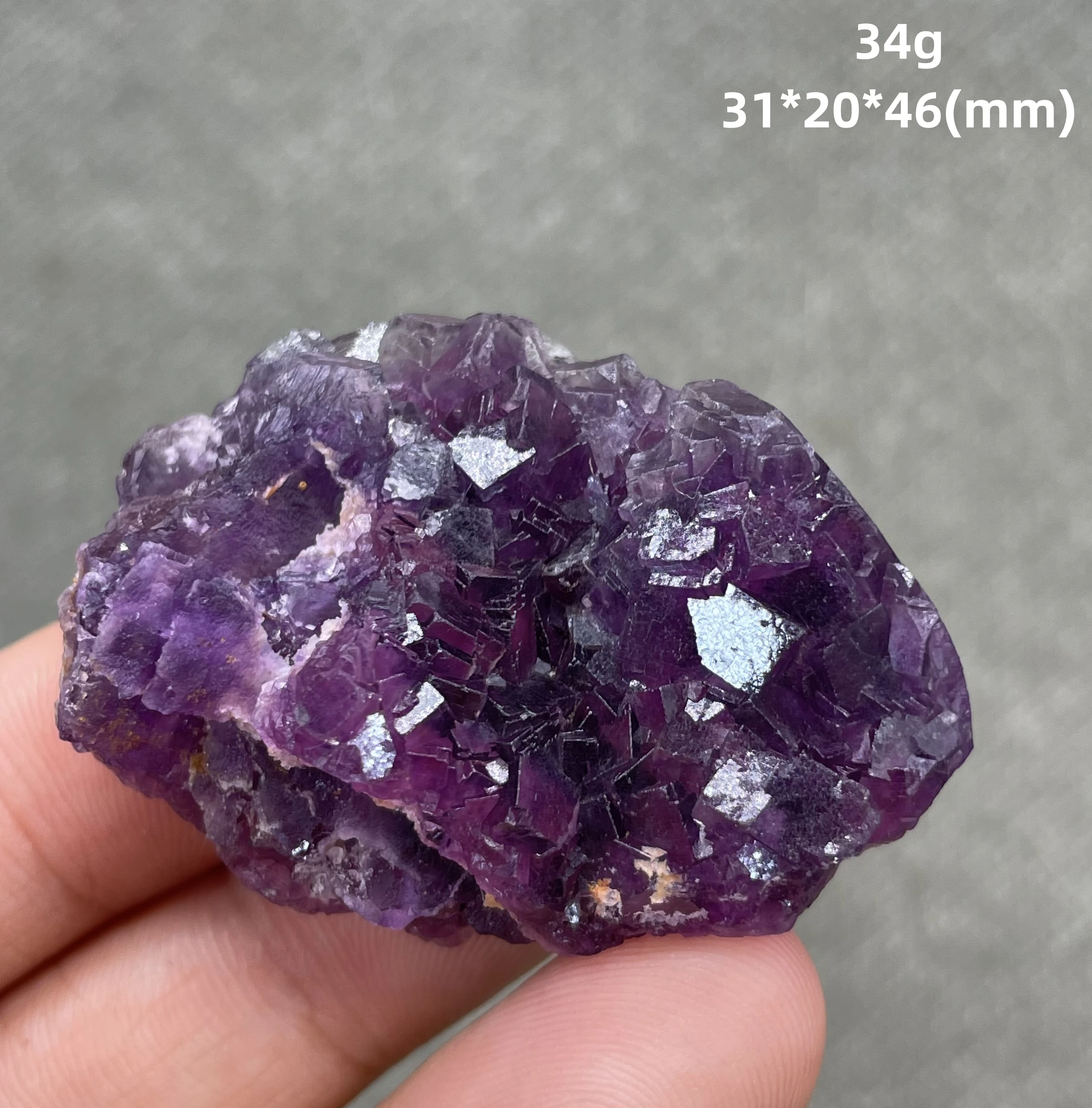 

BEST! 100% Natural Inner Mongolia Stepped shape Pink Purple fluorite mineral specimens Stones and crystals