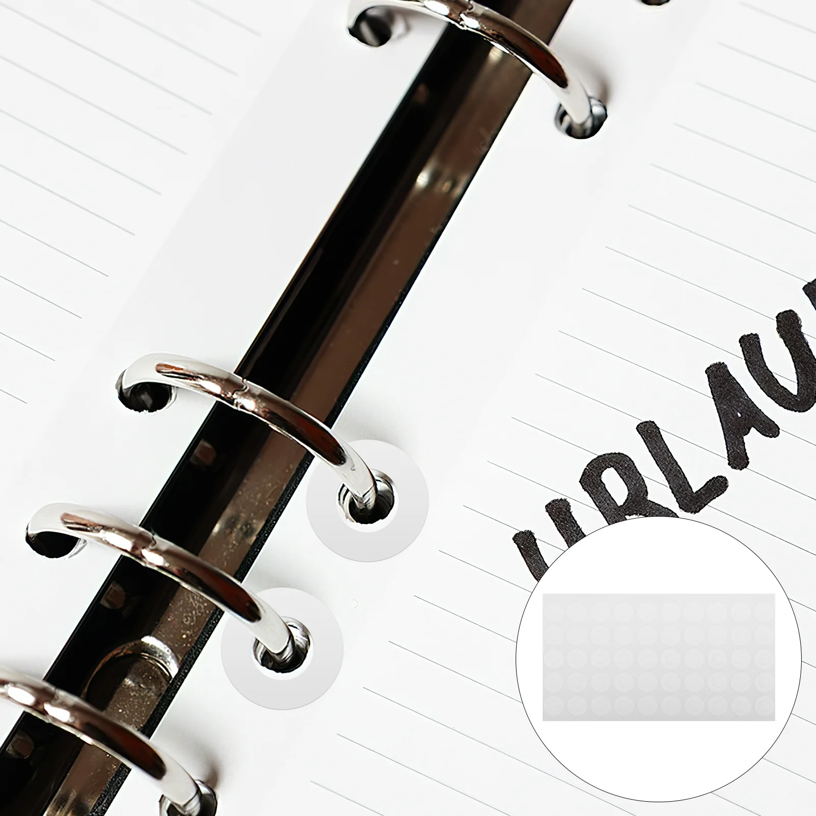 

2000pcs Book Hole Reinforcement Stickers Self-Adhesive Paper Reinforcements For Punched Holes Binder Ring Labels Loose Leaf