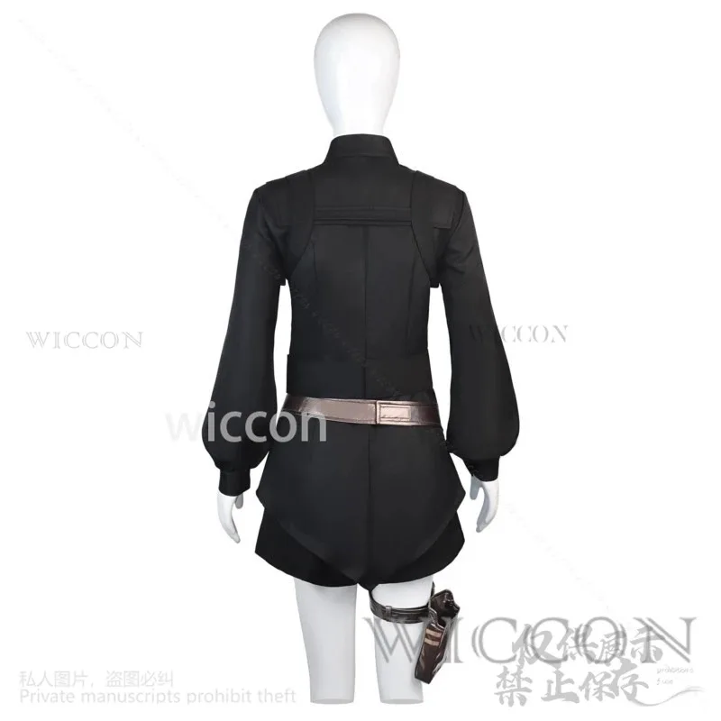 جديد 2025 أزياء أنيمي YOUR FORMA التأثيرية Echika Hieda زي المعركة السوداء زي الحزام الباروكات Jirai Kei Goth Lolita Halloween Customi