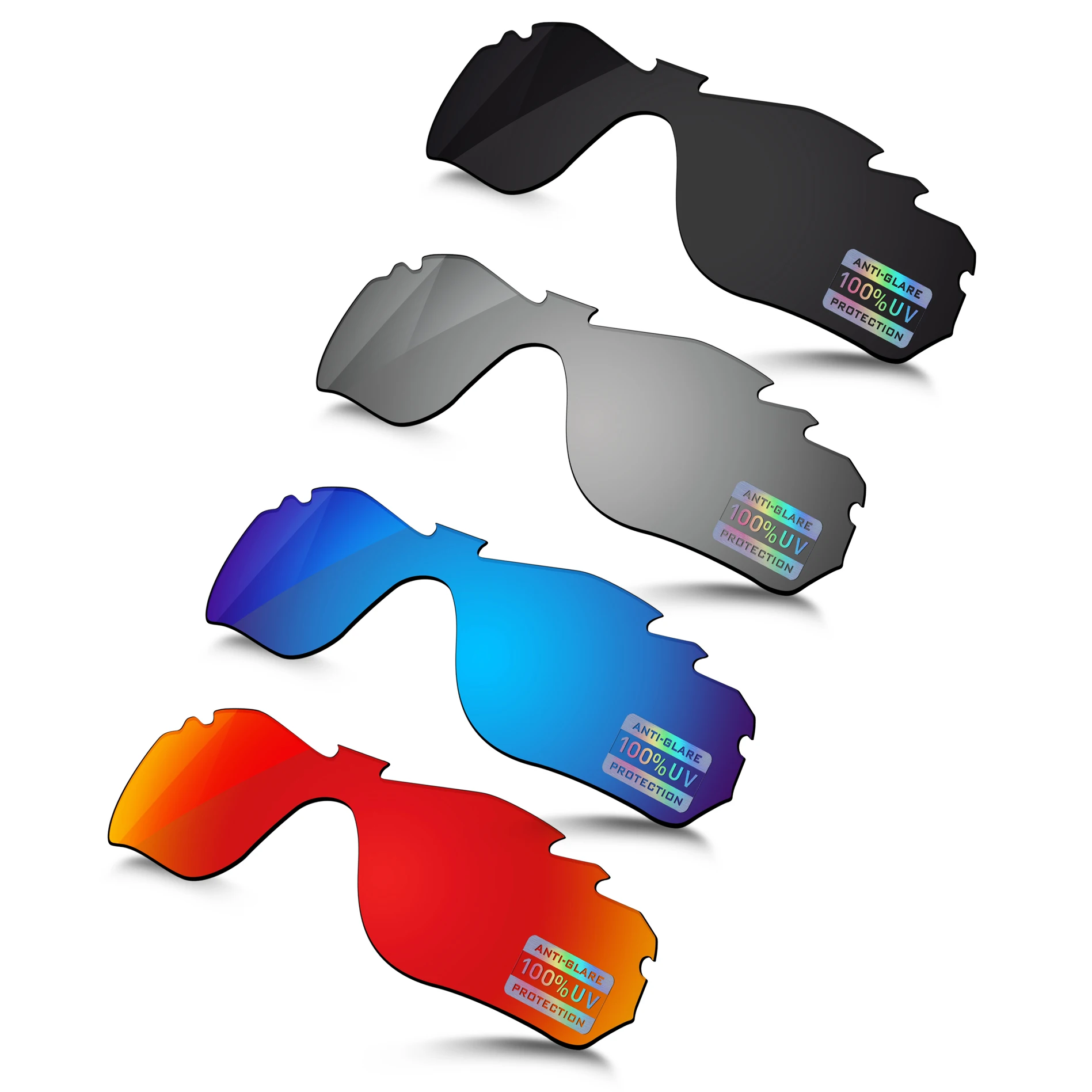 

MYCOURAG Replacement Lenses for OAKLEY Radar Edge Vented OO9184 Sunglasses UV400 Protection Multi-Color Options