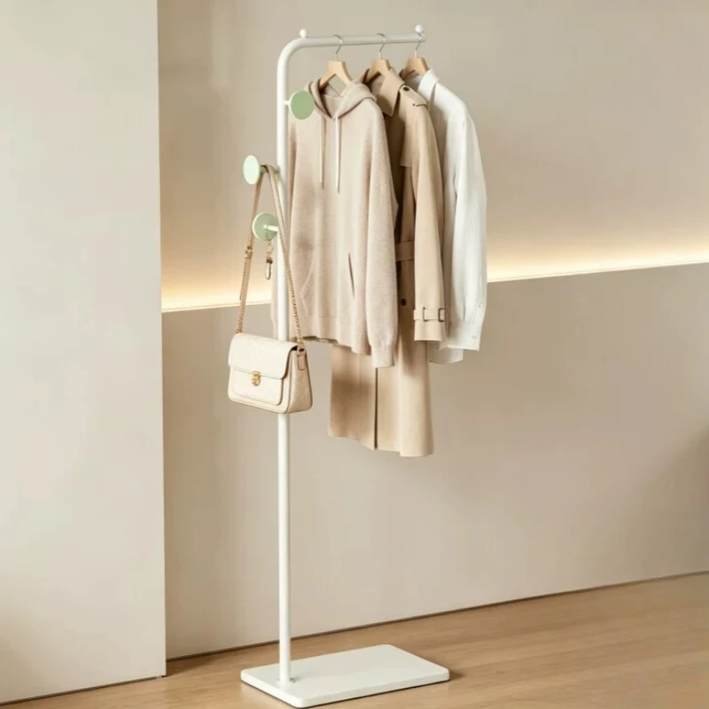 Designer Storage Clothes Rack Bedroom Garment Drying Japandi Coat Rack Space Saving Apartment Perchero De Pie Furniture Home