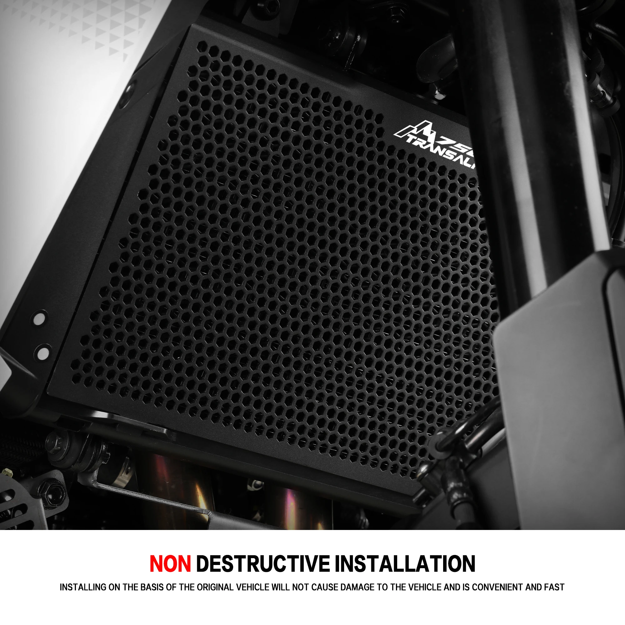 Image of Neues Motorrad für Transalp XL 750 Zubehör Kühlerschutzgitter Grill Kühlabdeckung Schutz für Honda XL750 2023-2025