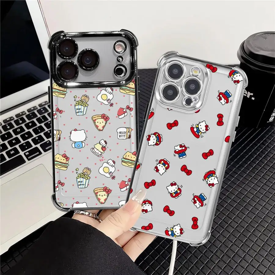 Phone Cover Case for Apple iPhone 17 Pro Max 15 12 Plus XS XR 14 13 Air 16 11 Cute Hello Kitty