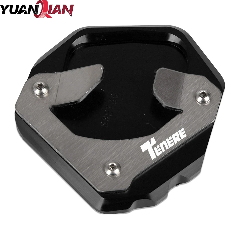 オートバイアクセサリー 2024 2023 テネレ700/ラリー/ワールドレイド サイドスタンド拡張プレート ヤマハ テネレ700用