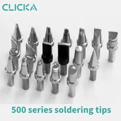 500 Series Soldering Tips 500-B/500-K/500-SK/500-5D 150W Lead-free Welding Tips For Quick 205H 7150 209H 5205 Soldering Station