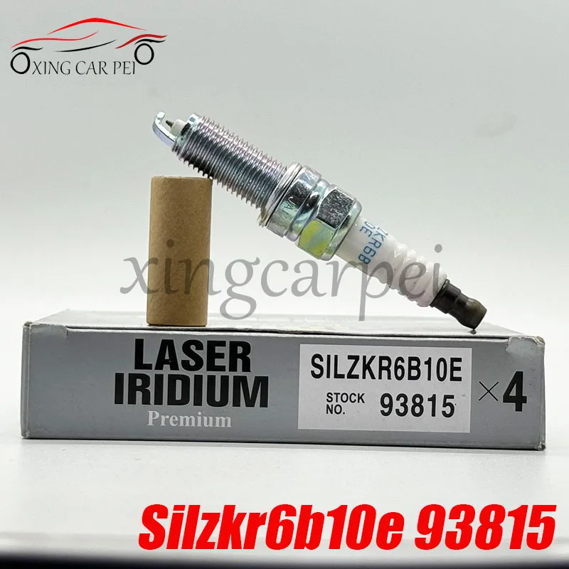 4 Uds SILZKR6B10E 93815 bujía de iridio para Kia Soul Veloster Ceed Sportage IV 1.4L Hyundai I30 IX35 Tucson SILZKR6B-10E 6216
