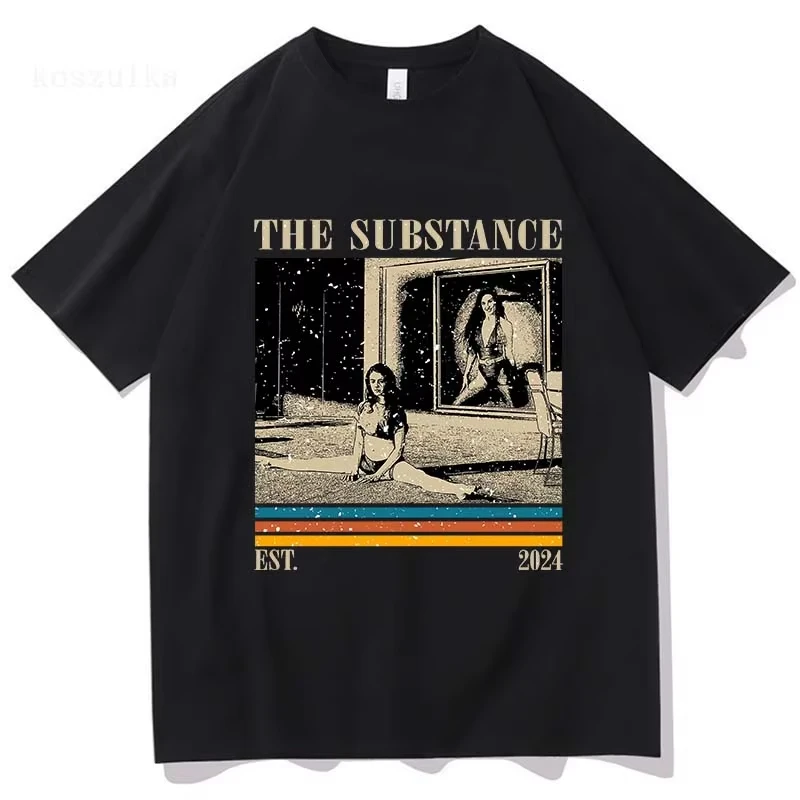 

Футболка The Substance Monstro Elisasue для мужчин и женщин, винтажная футболка в стиле Харадзюку с рисунком, классические хлопковые футболки унисекс высокого качества