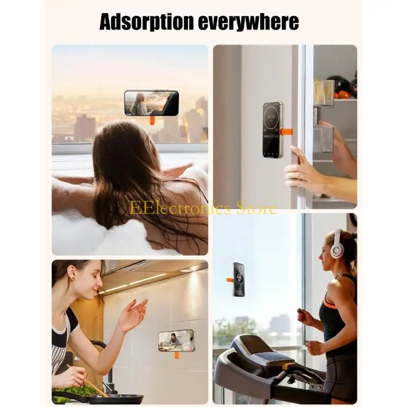 

B03C Компактная магнитная силиконовая подставка для телефона с док-станцией для телефона для легкой установки в любом месте