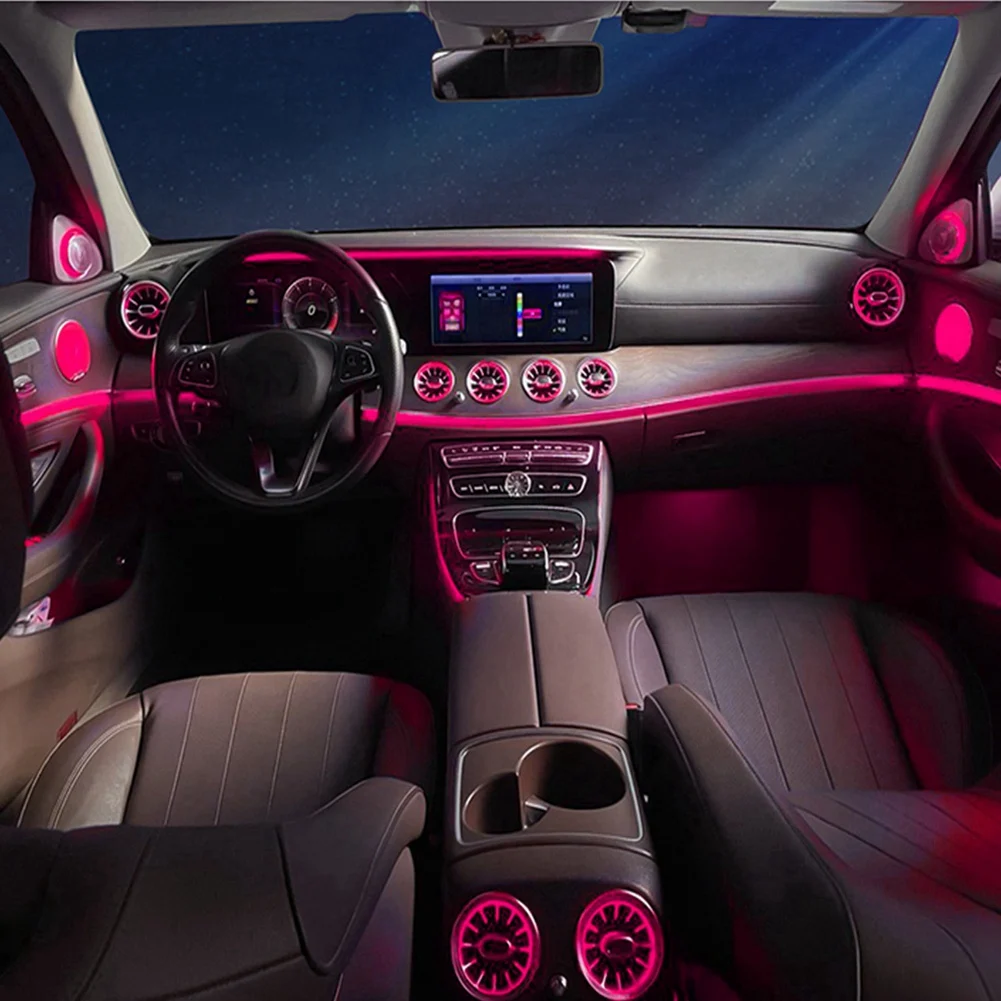 

Обычный для Mercedes-Benz C-Class W205 GLC X253 15-21, 64 цвета, заднее кондиционер, выпуск турбины, светодиодная окружающая лампа, вентиляционное отверстие