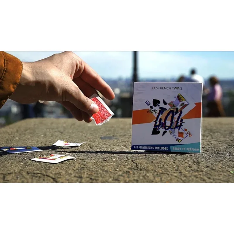 

Error 404 Visual Effect Card Magic Close up Magic Tricks Magia Magie Magicians Prop Accessory Illusion Gimmick