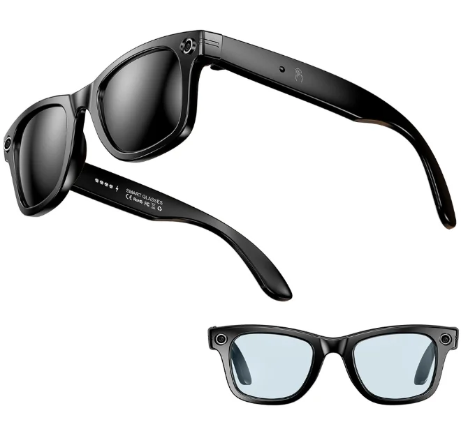 

Умные очки W600 для фотографии, распознавания объектов, видеозаписи, вызова музыки Bluetooth, AI Q&A, интеллектуальная запись