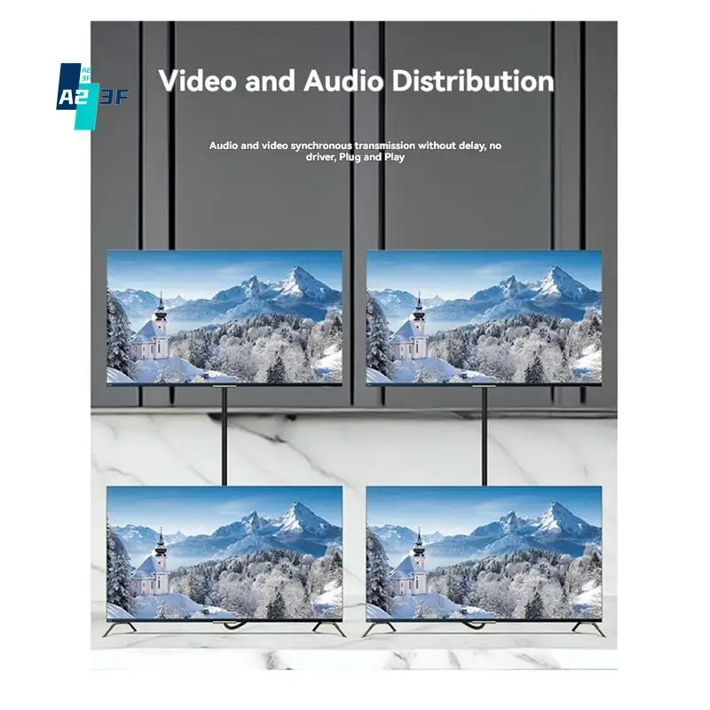 A23F-4-Way Av Audio…