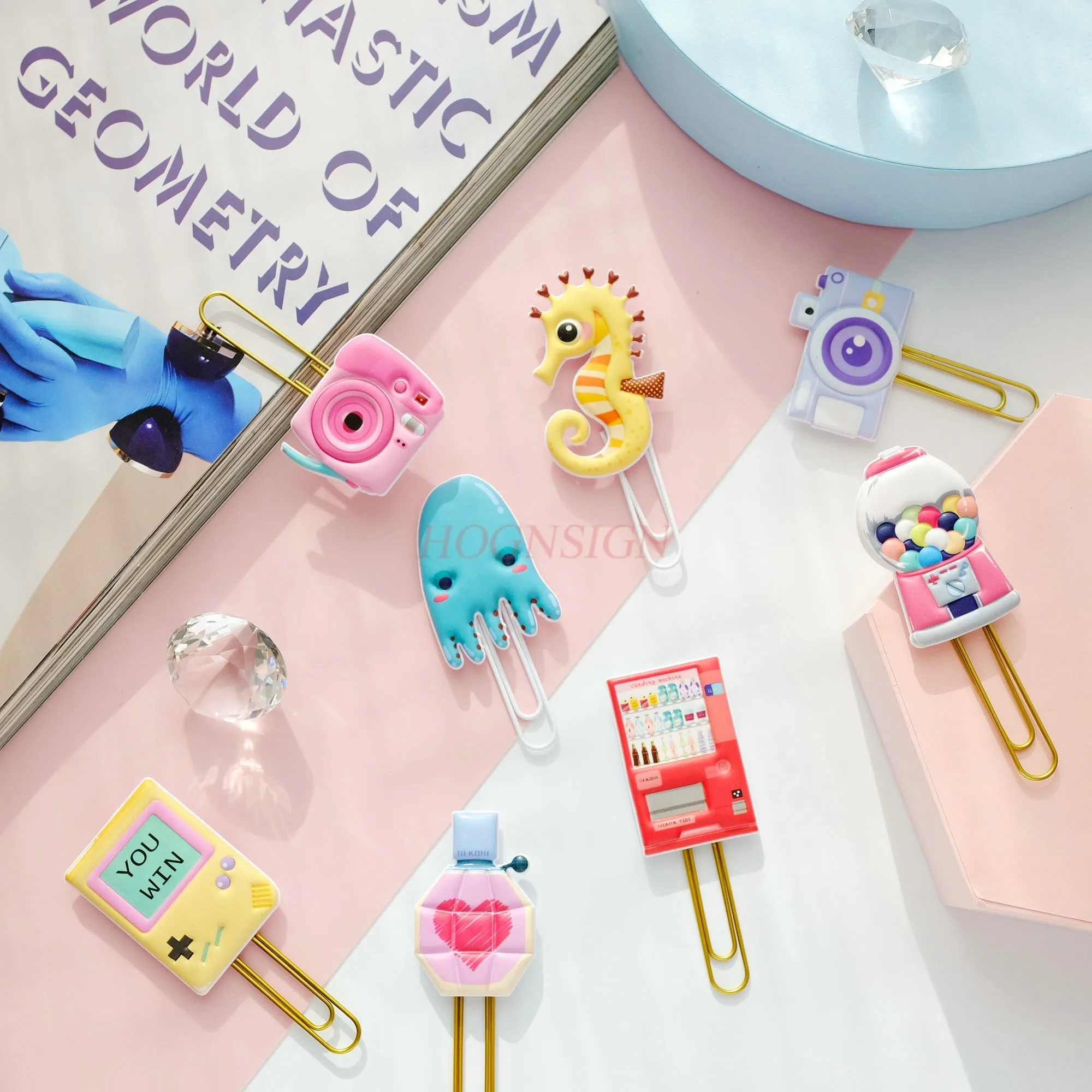 3D Handmade Bubble Clip Creative Gift Bookmark Paper Clip