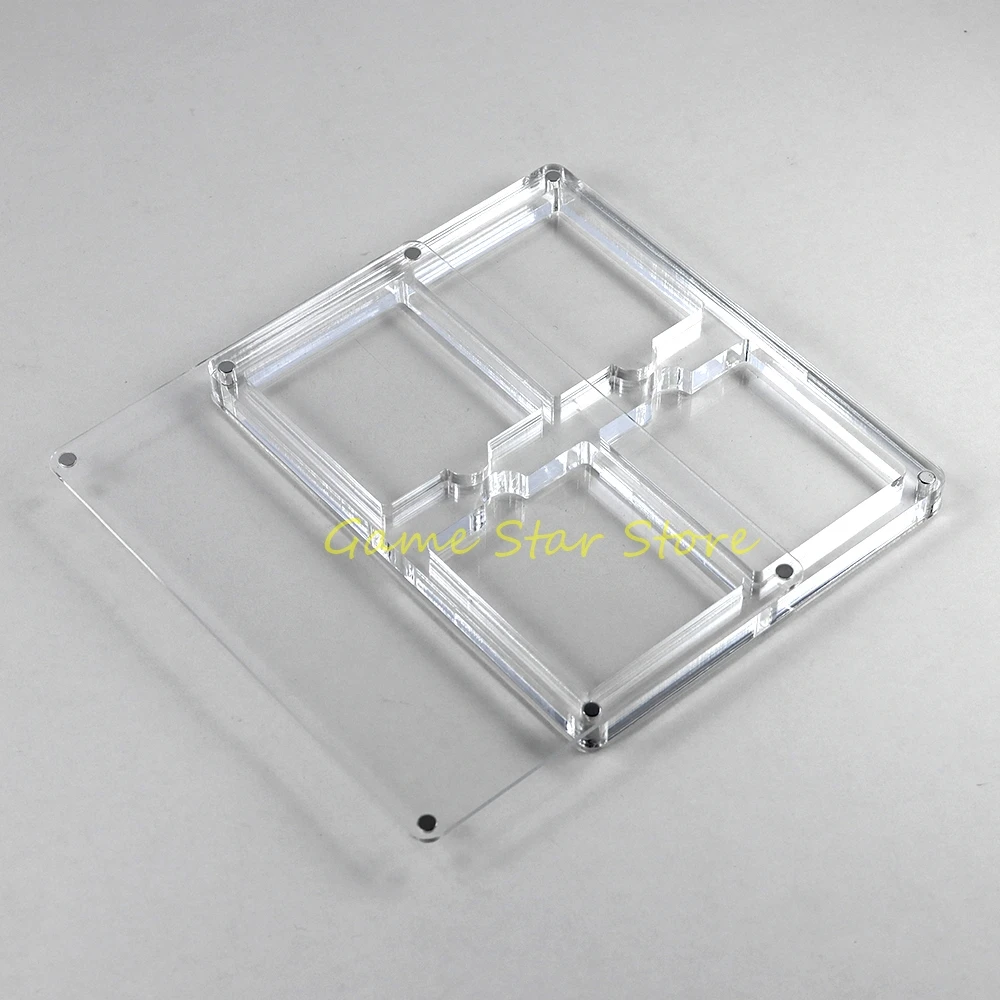 1 قطعة بطاقة الألعاب شفافة الاكريليك ل Gamebay GBA GB GBC GBP GBA SP غطاء مغناطيسي عرض صندوق تخزين