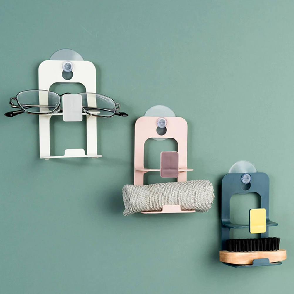 

4 Pcs Sponge Holder Rack Plastic Basin Storage Shelf Easy Clean Hollow Safe Drain Kitchen Sink ganized Space Saving