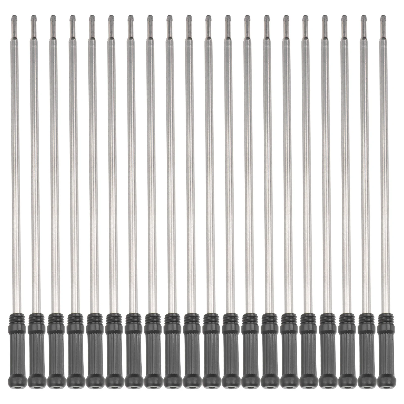 

20 Pcs Ball Pen Refill for Writing Point Black Pens Ballpoint Double Head Mental