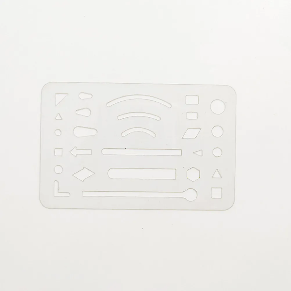 

3Pcs Transparent Plastic Erasing Shield for Engineering Drawing Drafting Technical Drawing Supplies Architects Students