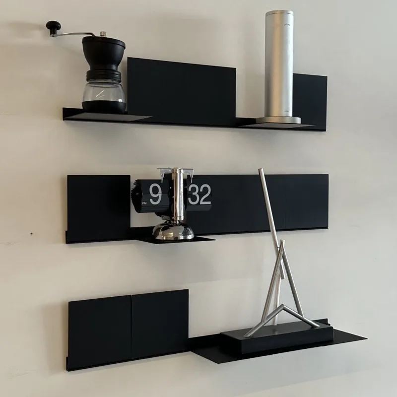 Minimalist Wall Foldable Magazine Rack Home Floating Organizer Modern Wall Decor for Living Room