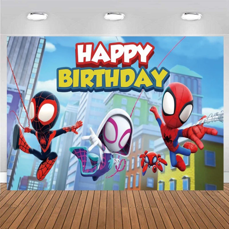 Spidey and His Friends Wallpaper: A Must-Have for Superhero-Themed Parties