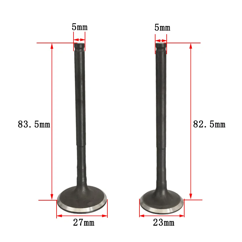 Intake Exhaust Valve Stem Guide Set for Honda CBF125 CBF 125 KVX CB125F XR125L GLR125 GLH125 CGR125 Motorcycle Engine Parts