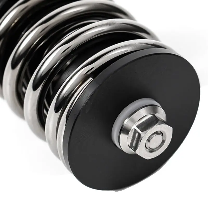 

(AD10) Rear Shock Absorber for Brompton Folding Bike Suspension Accessories Titanium Axis Stainless Steel Spring Silver