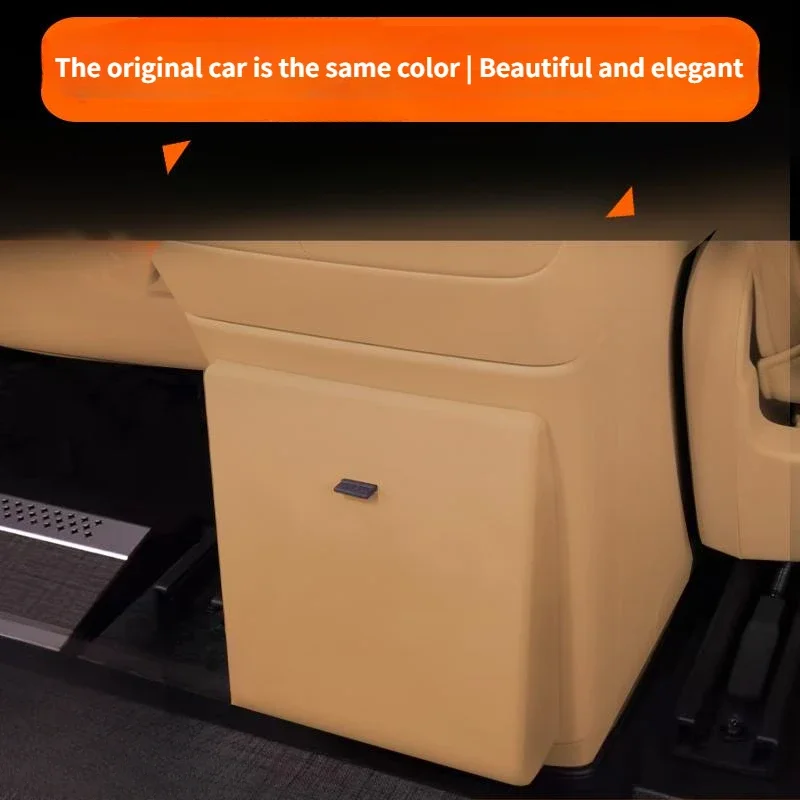 

Refrigerator Trash Can Rear Air Conditioner Anti-kick Cover Pad with Garbage Can Modification Accessories for VOYAH 25