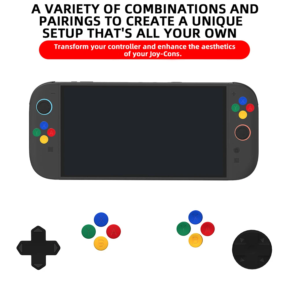 D-Pad Button Cap Set For Switch 2 Joy-Con Controller Directional & A/B/X/Y Button Cover For Switch2 Button Cover