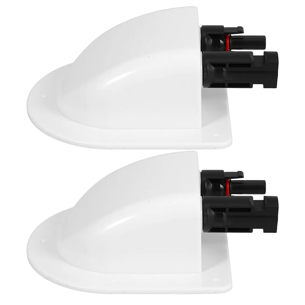 

2 Pcs Solar Connection Box Gland Cable Camper Panel Glands RV Entry Assembly Metal Roof Wire