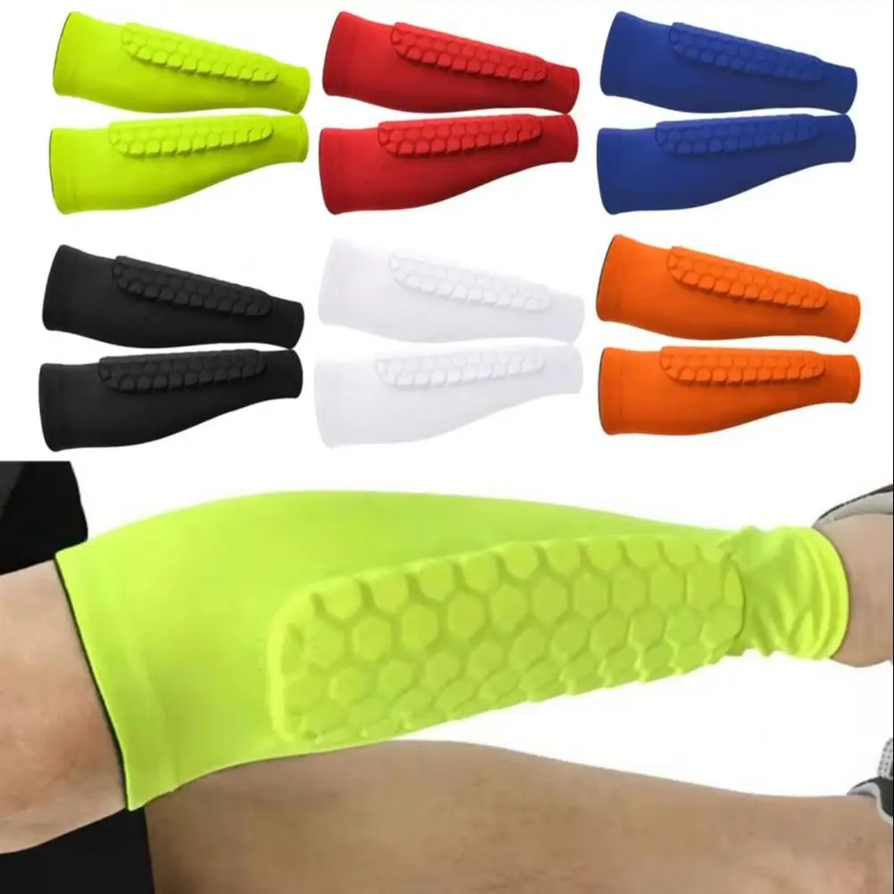 

1 Pc Soccer Shin Guard for Kids Youth Adult Calf Compression Sleeve with Honeycomb Pad Baseball Boxing Football Shin Guards 2025