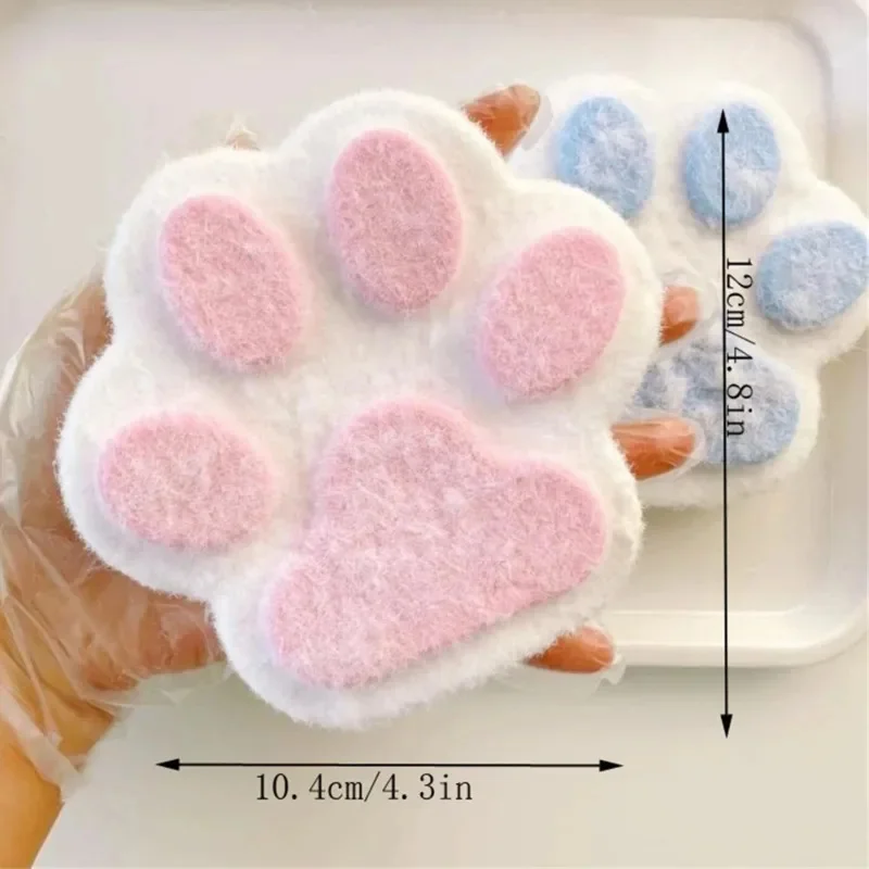 Plush Cat Claw Pinch Le Large Silicone Plush Cat Claw Simulation Pinch Thick Size Increase Slow Decompression Rebound Dog Claw