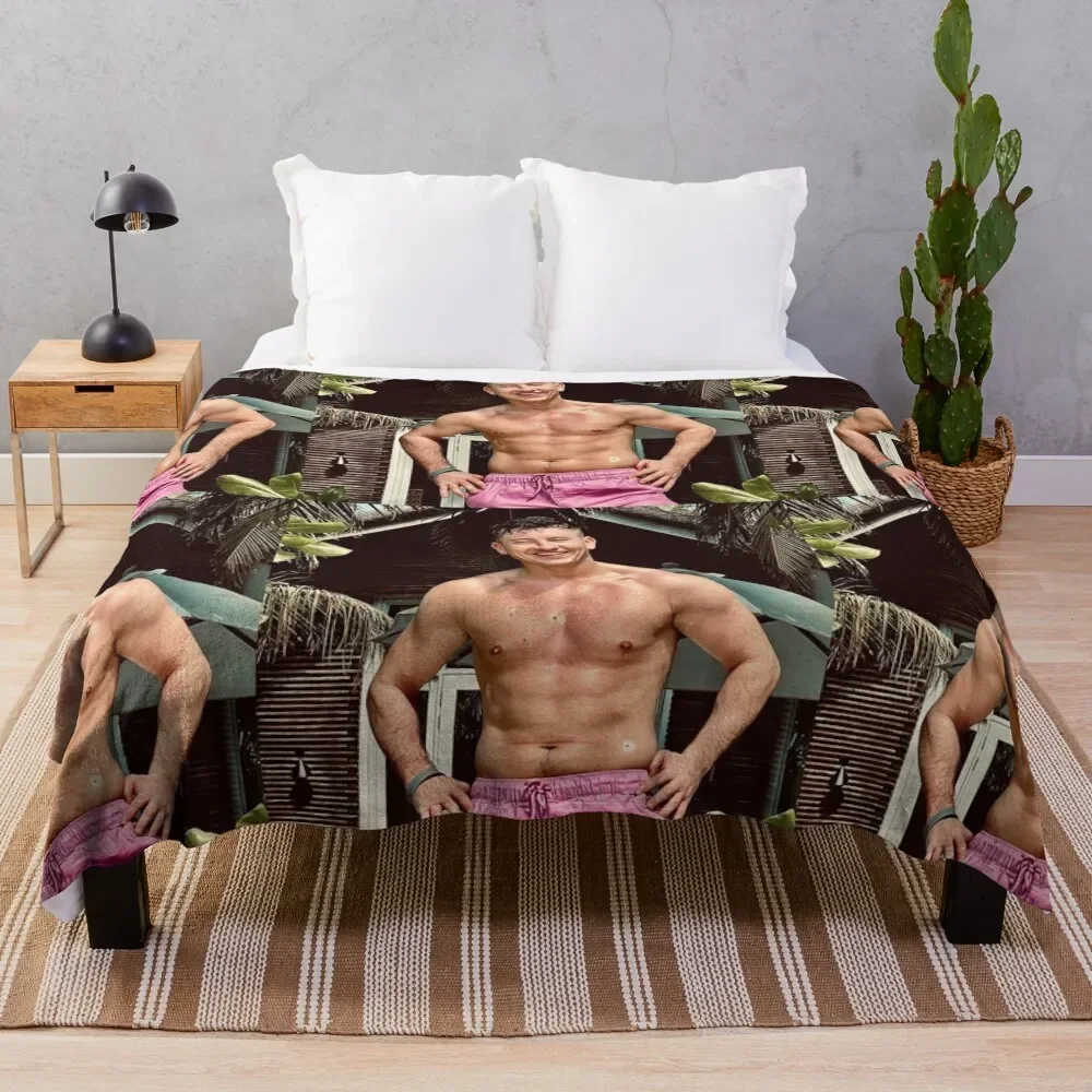 

Barry Keoghan sexy Throw Blanket Personalized Gift Soft Big Luxury Designer manga Blankets