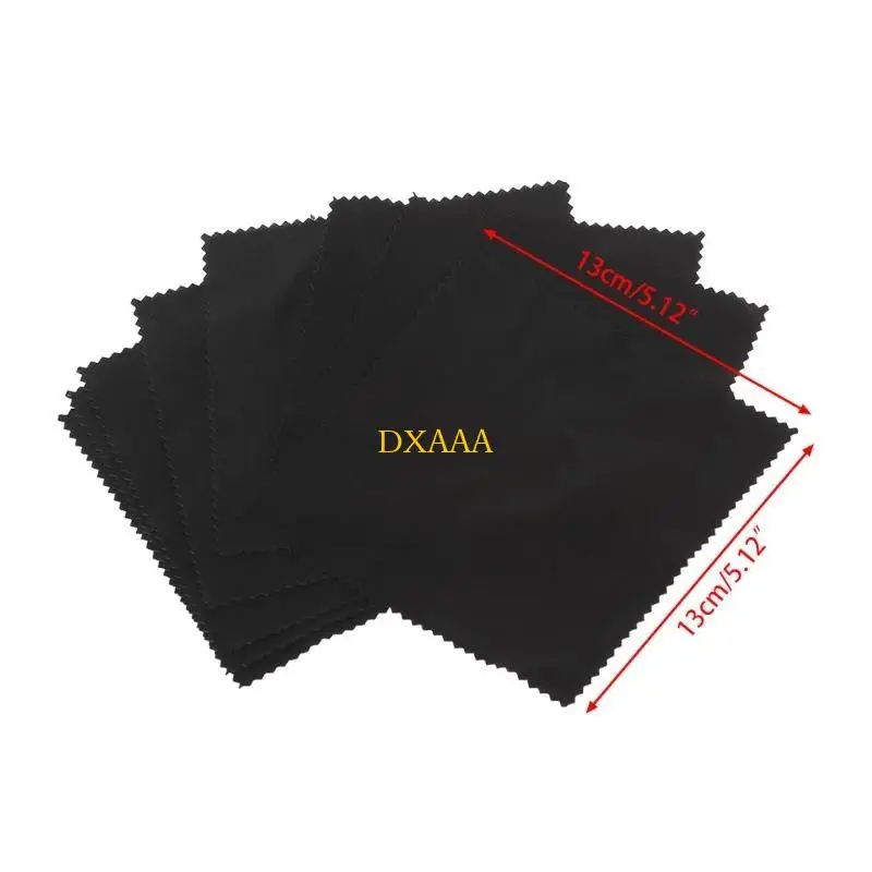

DXAA 100 Pcs Glasses Cloth Goggles Eyeglasses Cleaning Wiper Lens Microfiber Screen