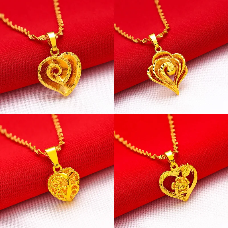 

Fashionable Women's Drop & Round Bar Pendant (24K AU999) - Ancient Chiseled Water Pattern, Gradient Gold Pendant