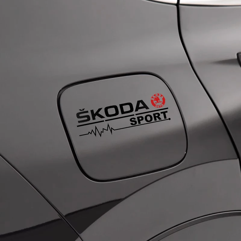 2 pezzi adesivi per specchietti retrovisori per Auto decalcomania per carrozzeria per Skoda Octavia 2 3 Fabia A7 Rapid Superb Kamiq Kodiaq accessori