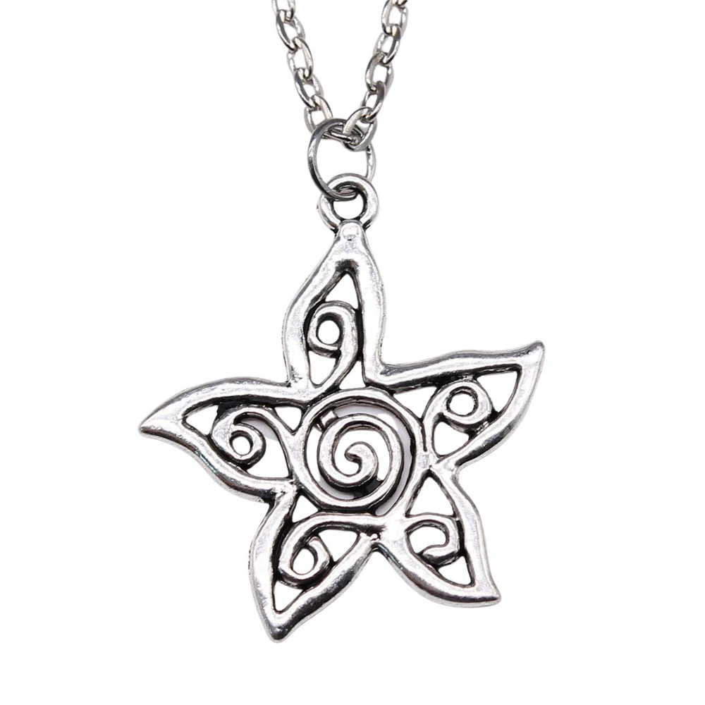 1pcs Hollow Carved Flower Chains For Women Accesories Jewelry Making Supplies New In Chain Length 43+5cm