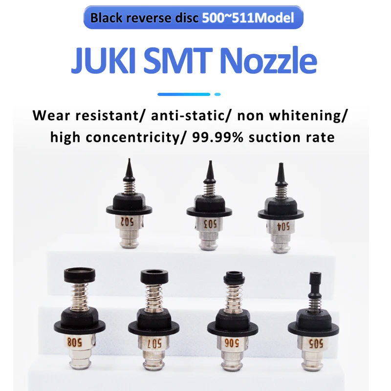 For JUKI SMT 505 nozzle connector long rod 502 503 black reflector 504 copper sleeve seat 0607 nozzle Pick & Place machine  tool