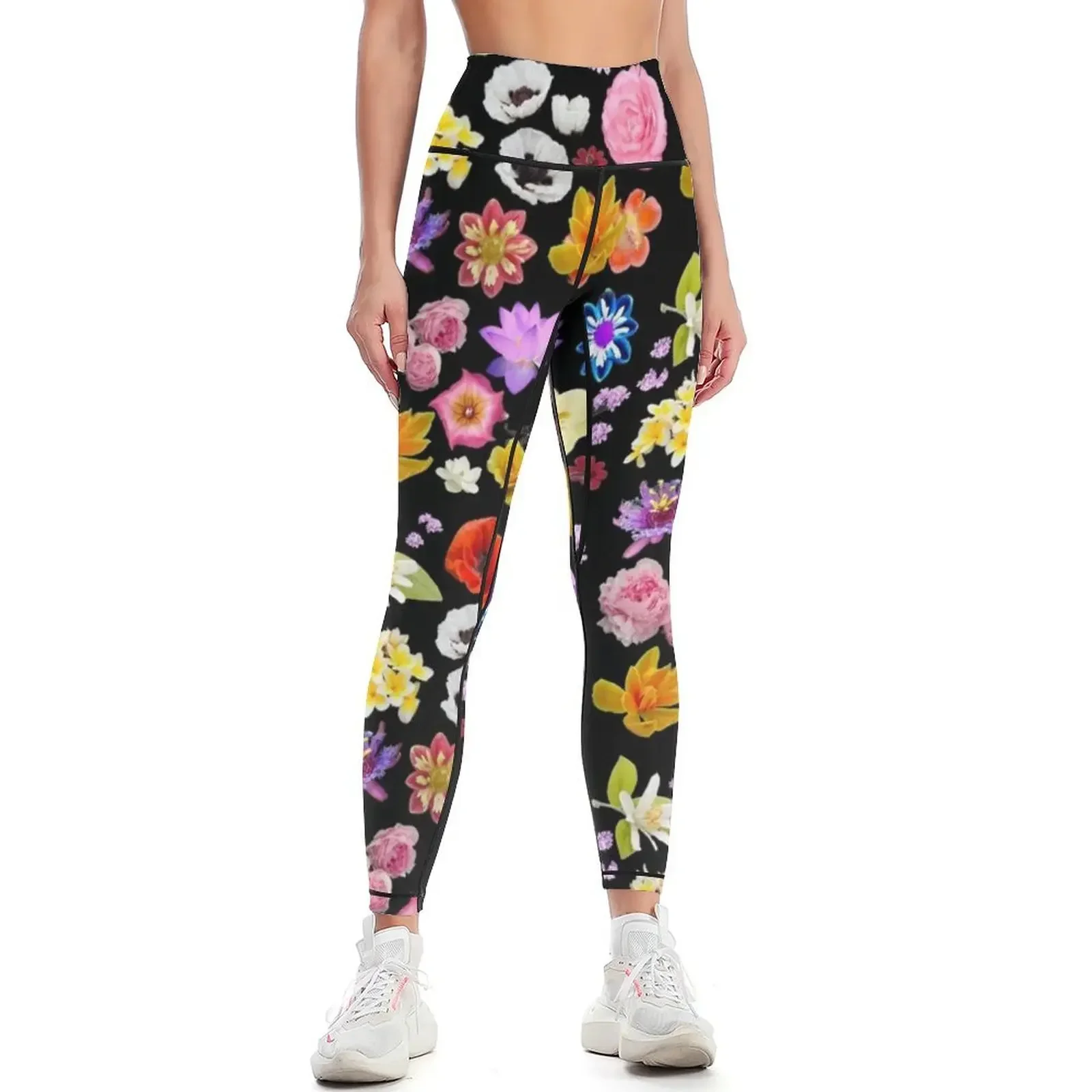 Ediemagic Flora Leggings for physical sporty woman gym jogging pants Sports female Womens Leggings