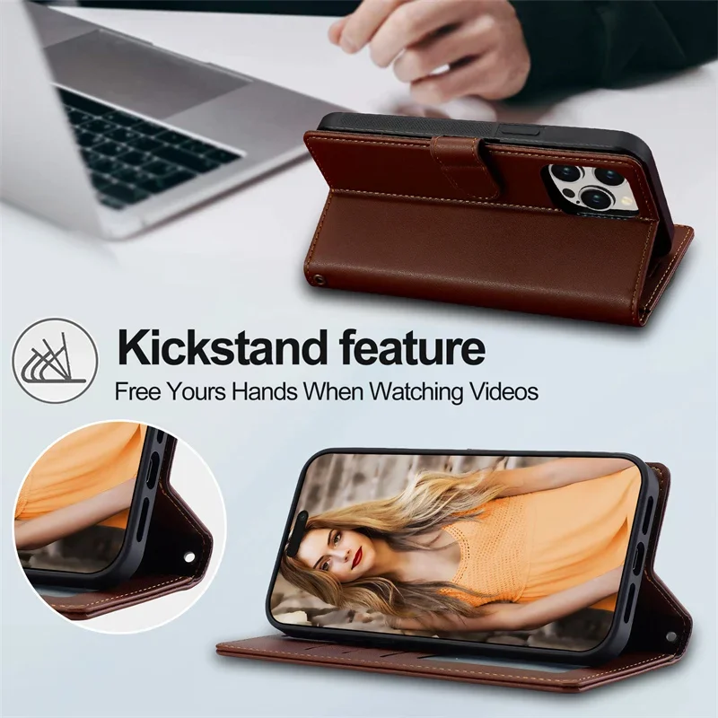 2 في 1 جودة عالية ريترو المغناطيسي فليب حافظة جلدية آيفون 16 15 14 13 12 11 XR XS SE 2024 محفظة غطاء بطاقة جراب هاتف