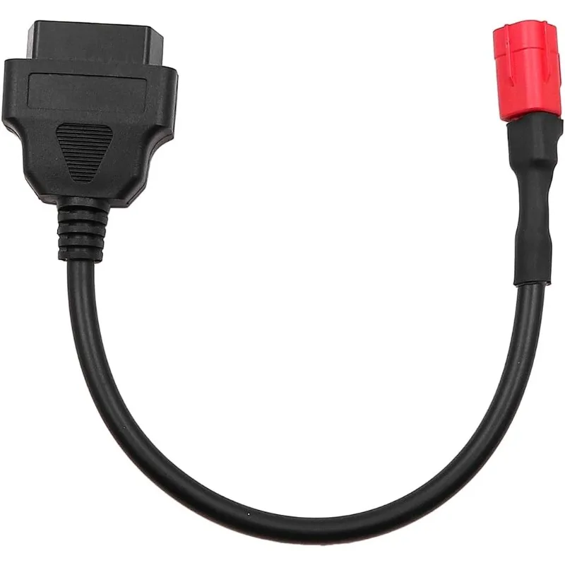 6 Pin To 16 Pin OBD2 Diagnostic Adapter Cable CAN Bus K-Line Dual Protocol for Honda Yamaha KTM Moto Guzzi Piaggio Vespa ELM327