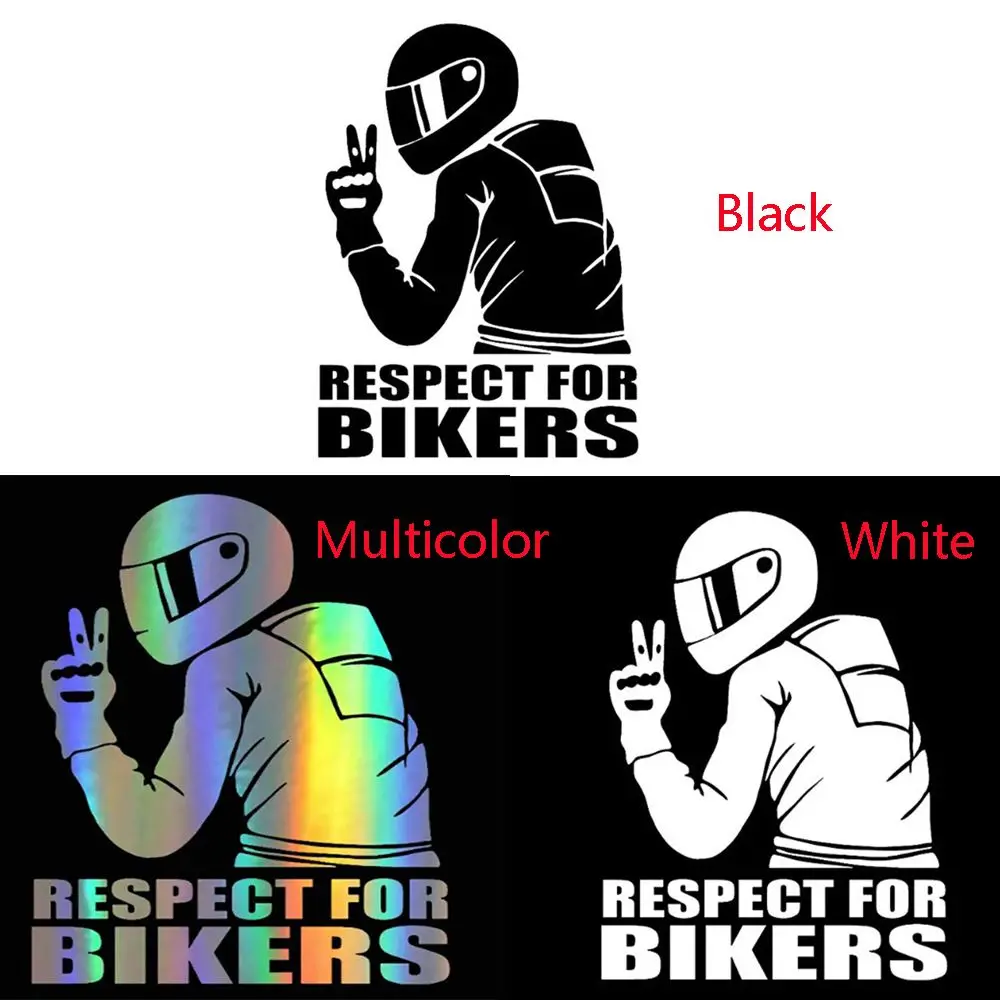 New Auto Decal Automobile Decoration Bicycle Protection 3D Respect Car Sticker Reflective  Auto Decal