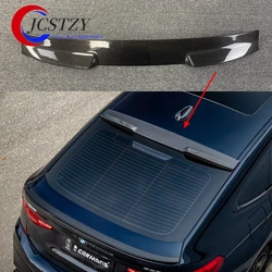 For BMW 6 Series GT G32 2021 Real Carbon Fiber roof spoiler Back Trunk Tail Wing