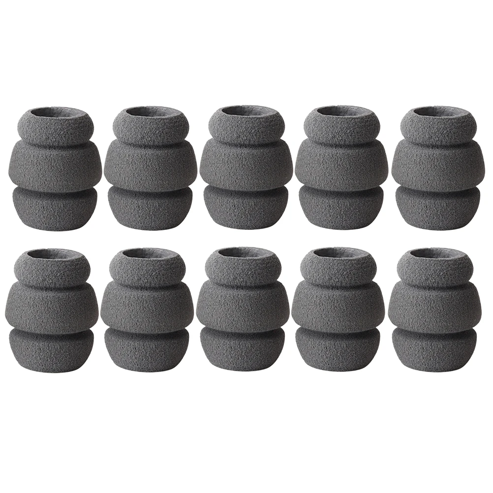 

10Pcs Comfortable Flexible Damping Handle Cover Lightweight Carry Tattoo Shops Essential Grey 31Mm Handle Cover