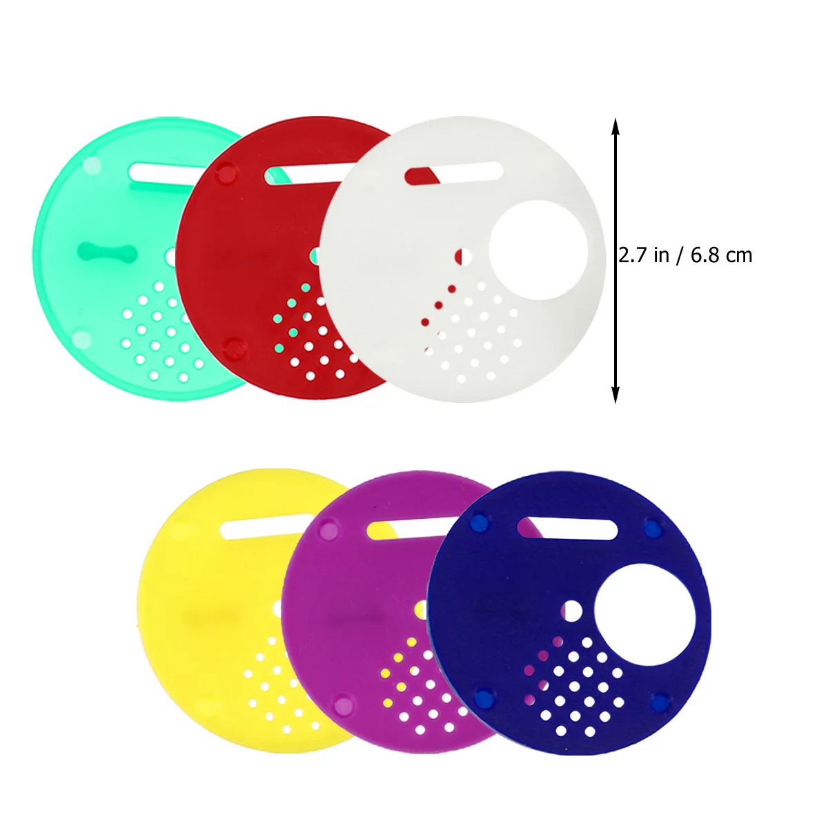 

36pcs Bee Gate Discs Round Entrance Hive Tool Plastic Beehive Nest Door Adjustable Vent For Beekeeping Random Color