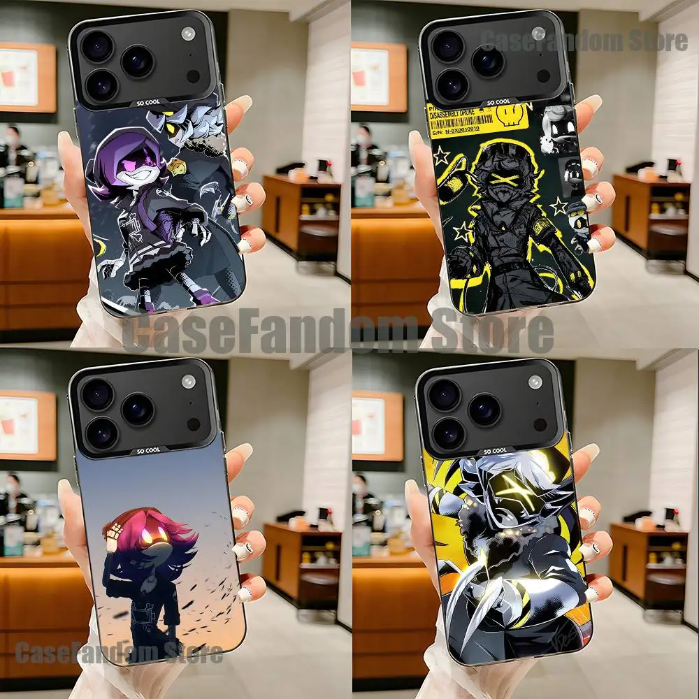 

M-murder-drones Black Matte Shockproof CoverPhone Case For iPhone 17,16,15,14,13,12,11,Pro,Max,Plus