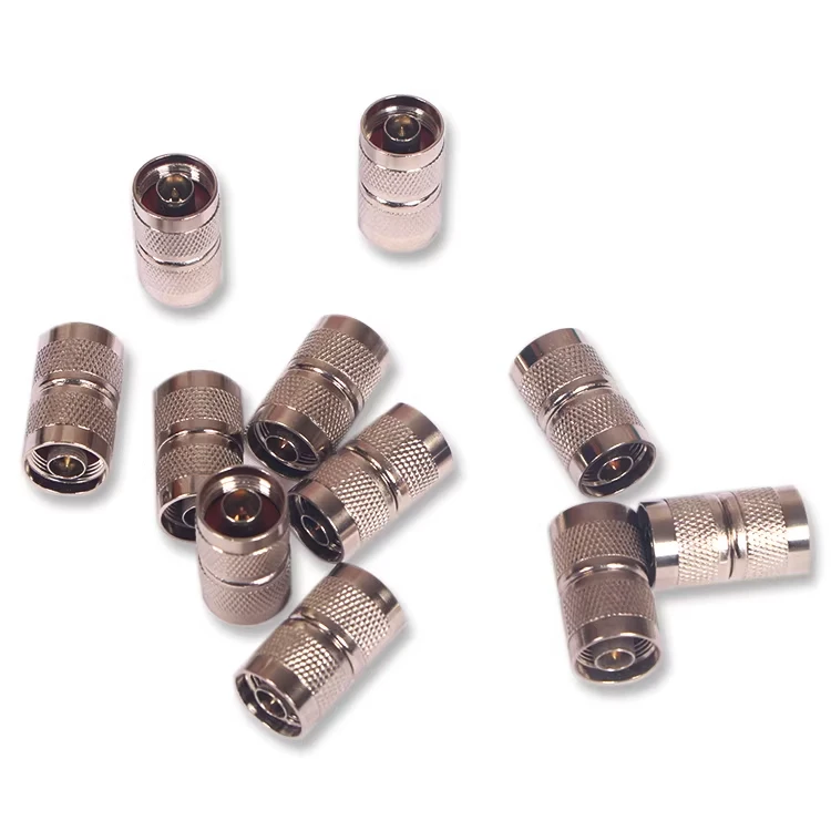 1PCS 1/2 adapter N-KK, female to female, double pass, N-type, double female, outer screw, inner hole N-50KK, double female