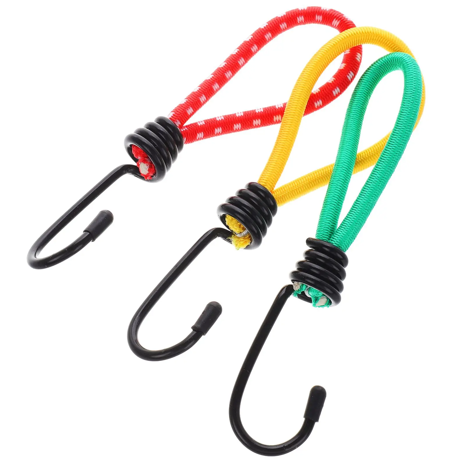 

3 Pcs Tent Rope Buckle Elastic Camping Hooks Outdoor Accessories Fixed Binding Strap Lightweight Portable Latex Durable