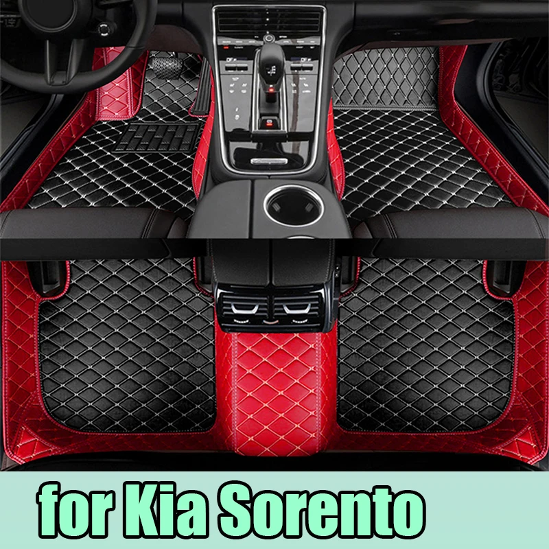 Tapete de couro impermeável do carro do gato, tapete para Kia Sorento MQ4 2021 2022 2023