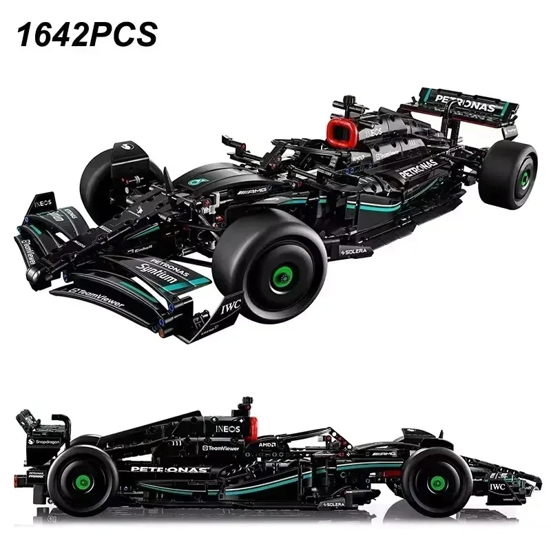 

1642 шт. Техническая скоростная гонка F1 W14 E Performance Car 42171 Набор строительных блоков Модель Кирпичи Автомобиль Игрушки Подарки для взрослых мальчиков