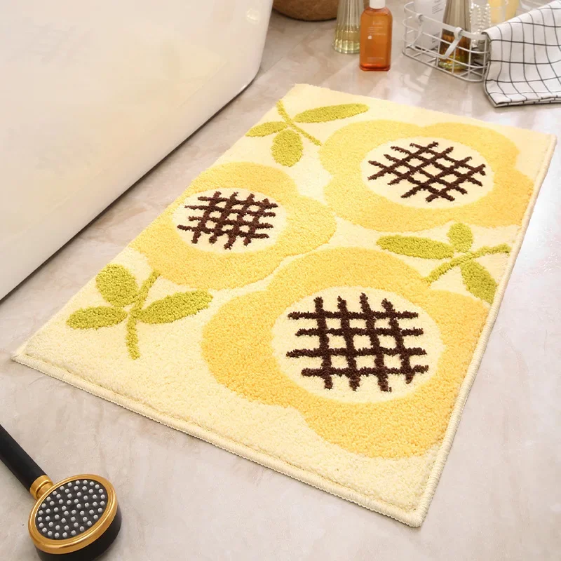 

Bathroom Accessories Non Slip Small Rug Water Uptake Quick Drying Home Decor Carpet
