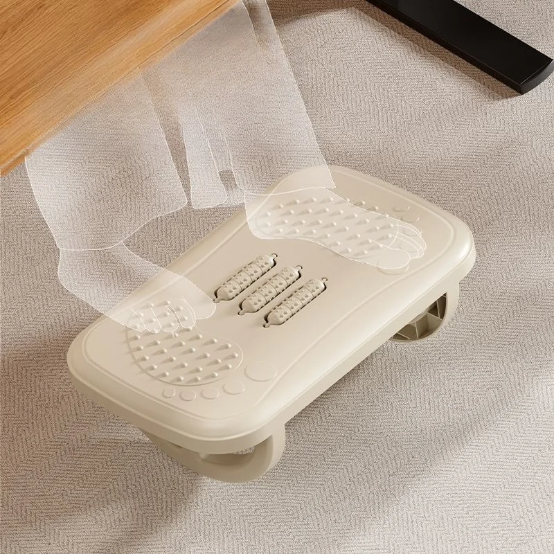 Office footrest under the desk to prevent leg crossing, gadget for massaging the soles, home footstool and footrest